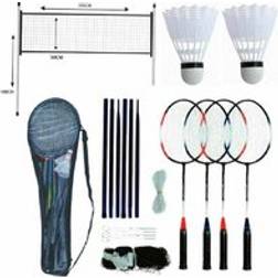 Rexco Badminton Set 4 Player Game Colour