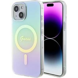 Guess GUHMP15MHITSQ iPhone 15 Plus 6.7 turkusowy/turquoise hardcase IML Iridescent MagSafe