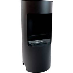 Cach Fires Montgomery Black Open Bioethanol Wood-stove Black