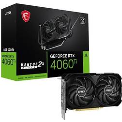 Graphics GeForce RTX™ 4060 Ti VENTUS 2X BLACK 16G OC HDMI 3 x DP 16GB GDDR6