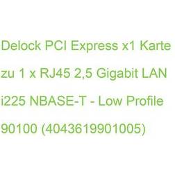 DeLock PCI Express x1 card naar 1 x RJ45 2,5 Gigabit LAN