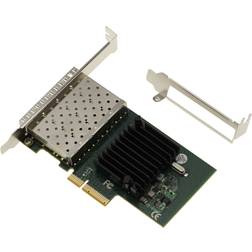 4-portars SFP PCIe-kort LC fiber CHIPSET Intel I350AM4. Gigabit Ethernet Quad