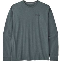 Patagonia Men's Long-Sleeved P-6 Logo Responsibili-Tee - Nouveau Green