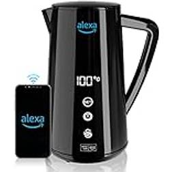 Swan SK14650BLKNEU 1800W Smart Kettle Inalámbrico Control Táctil LED