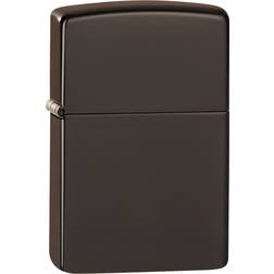 Zippo No Logo Brown Pocket Lighter