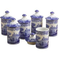 Spode Blue Italian Kitchen Container 6