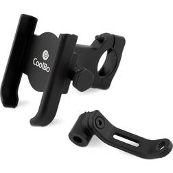 Coolbox Coolrider Support Rotatif Trottinette/Vélo pour Smartphone Noir