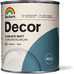 Beckers Klarlack Matt 0,75L Transparent