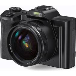 INF Fotocamera Digitale 5k 48mp /zoom 16x 6 Assi Antivibrazione Schermo Da 3 5 Pollici Wifi