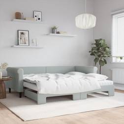 vidaXL Daybed Light Grey Canapé