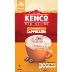 Kenco Cappuccino Instant Coffee Sachets 8x14.8g 118.4g of 5