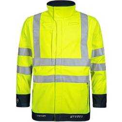 LYNGSØE Lyngsøe softshelljakke, Hi-vis Gul/marineblå