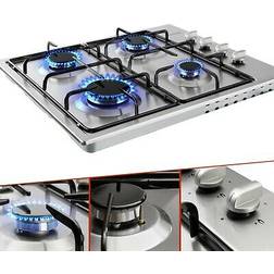 Arebos Stainless Steel Gas Stove 4 Flames