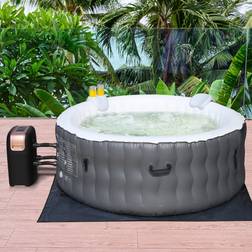 Costway Aufblasbarer Whirlpool Ø180cm Massage Spa