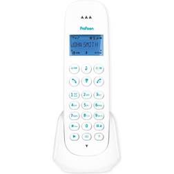 Profoon DECT-Telefon PDX300BW, weiß/blau