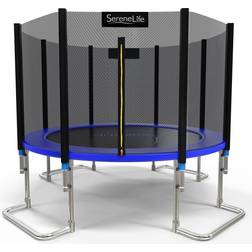 SereneLife Backyard Trampoline 305cm + Safety Net