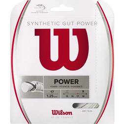 Wilson Synthetic Gut Power 17 Tennis String Set 17G