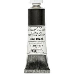 Michael Harding Artist Oil Paint Vine Black, 40 ml tube