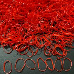 Shein 1000 Pcs Red Color Elastic Hair Bands
