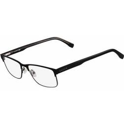 Lacoste Herrar L2217 001 glasögonram, svart matt svart