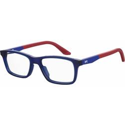 Under Armour UA 9003 PJP Blue Size Frame Only Blue Light Block Available Transparent Blue