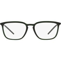 Dolce & Gabbana DG5098 3008 Green Size Frame Only Blue Light Block Available Frosted Dark Green