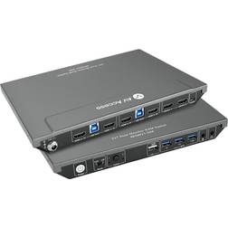 Access Av kvm switch dual monitor 2 port 4k60hz, 2k144hz, hdmi usb 3.0 swit