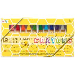 Ooly Brilliant Bee Crayons 12 Pack