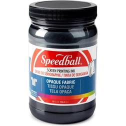 Speedball Opaque Fabric Screen Printing Ink Black Pearl 32oz