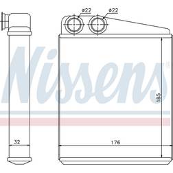 Nissens Nissens 70228 Interior Heater Matrix