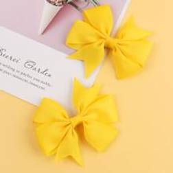 Shein 2pcs Toddler Girls Bow Decor Hair Clip