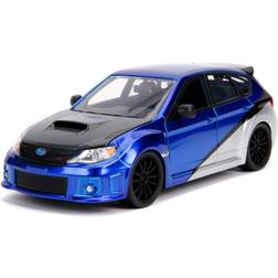 Jada JA99514 1:24 Brian's 2012 Subaru Impreza WRX Sti GH-Blue/Silver, Bleu/Gris