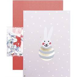 Rico Design Paper Poetry Grußkartenset Hello Baby Hase mehrfarbig