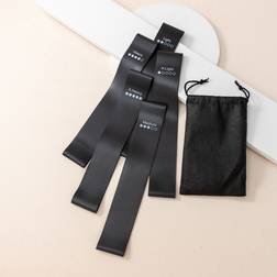 Shein 5pcs Rubber Resistance Band With Organizer