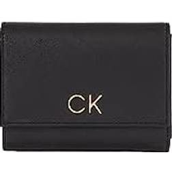 Calvin Klein Trifold Wallet - BLACK One