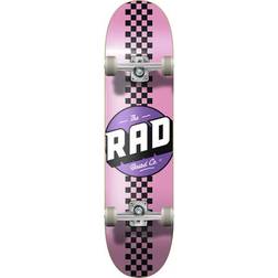 Rad Checker Stripe Complete Skateboard