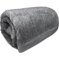 BedVoyage Melange Bamboo Bath Towel Gray