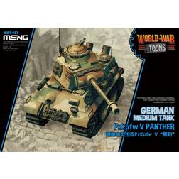 Meng Meng Model WWT-007 Pzkpf. V Panther plastmodellsats, modelljärnvägstillbehör, hobby, modelltillverkning, flerfärgad