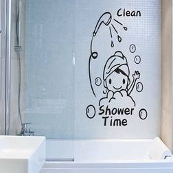Shein Slogan Figure Graphic Wall Sticker 1pc