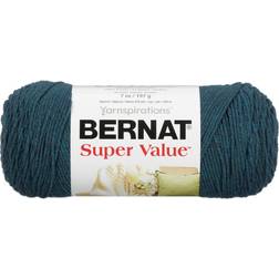 Yarnspirations Bernat Super Value Yarn Teal Heather 197g