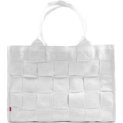 Supreme Large Woven Tote Bag - White