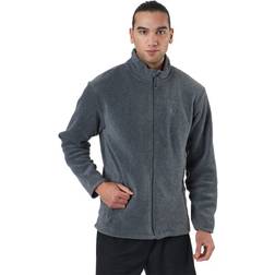 Whistler Cocoon Fleece Jacket Dark Grey Melange, Male, Tøj, jakker, Grå