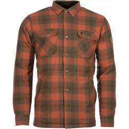 Pinewood Finnveden Checked Regular Fit Foret Skovmandsskjorte - Terracotta/Oliven