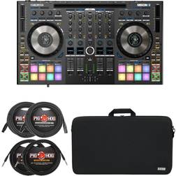 Reloop Mixon 8 Pro 4-Channel Professional Hybrid Sturdy Build DJ Controller