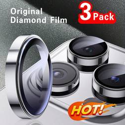 Shein 3pcs Camera Lens Protector Film Compatible With Apple iPhone 16e 16 Pro Max 16 Pro 15 Plus 14 Pro Max 14