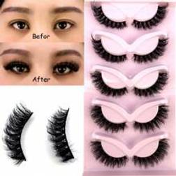 Shein 5pairs 3D Faux Mink Extra Long False Eyelashes