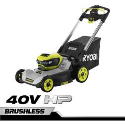 Ryobi Brushless 21 Walk Behind Self-Propelled 2 Charger Battery Powered Mower