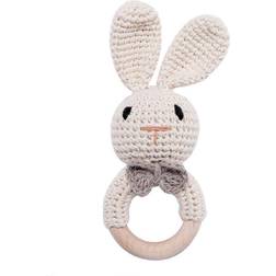Shein Baby Rabbit Decor Wooden Teether For Daily Life