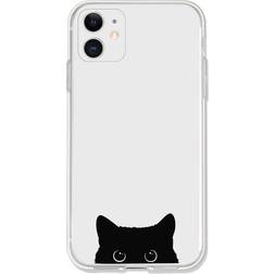 Shein Cartoon Cat Clear Phone Case