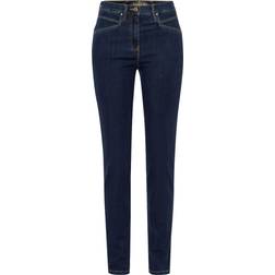 Raphaela By Brax Luca Soft Tencel Denim Byxor - Mörkblå